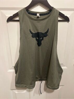 Under Armour Project Rock mesh tank top